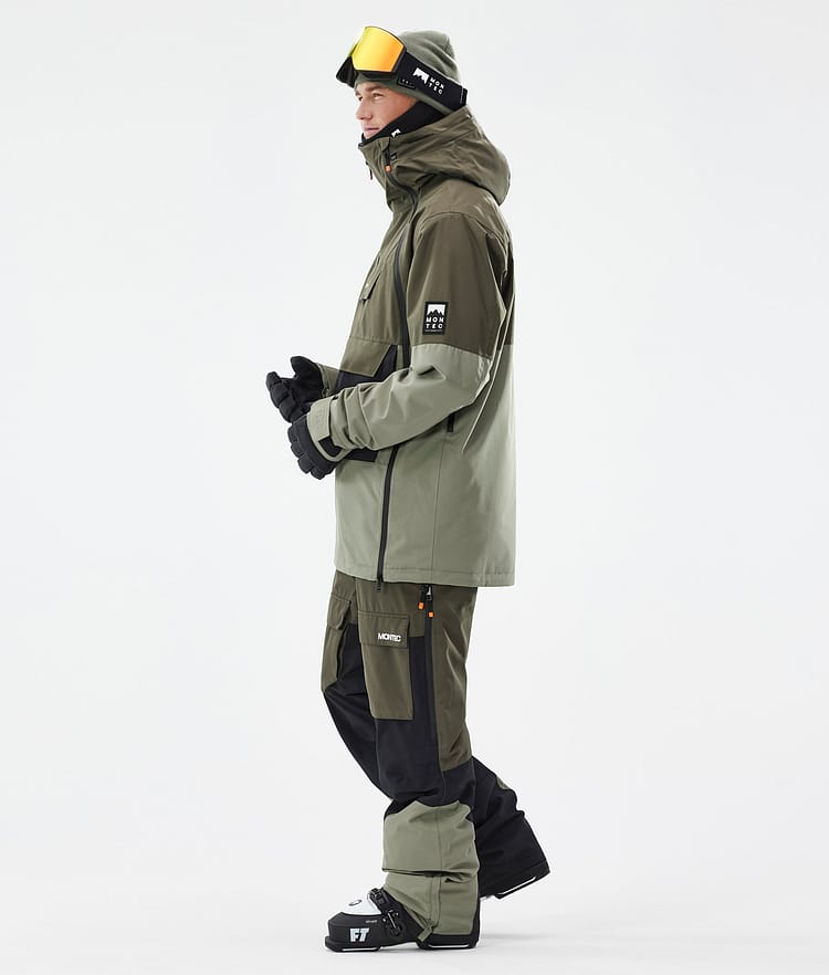 Montec Doom Skijacke Herren Olive Green/Black/Greenish