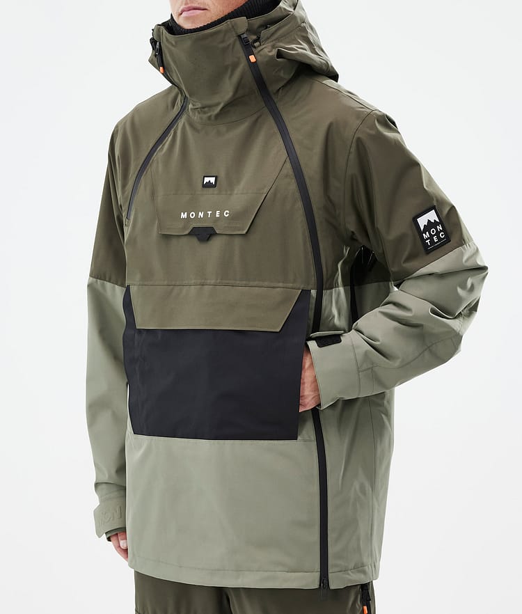 Montec Doom Snowboardjacke Herren Olive Green/Black/Greenish