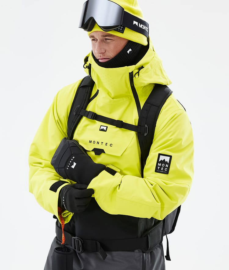 Montec Doom Snowboardjacke Herren Bright Yellow/Black/Phantom