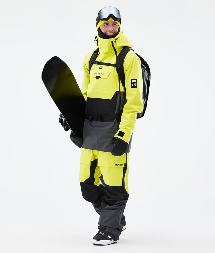 Montec Doom Snowboardjacke Herren Bright Yellow/Black/Phantom