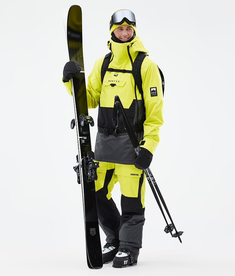 Montec Doom Skijacke Herren Bright Yellow/Black/Phantom