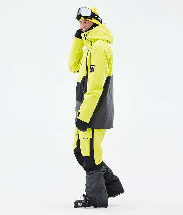 Montec Doom Skijacke Herren Bright Yellow/Black/Phantom