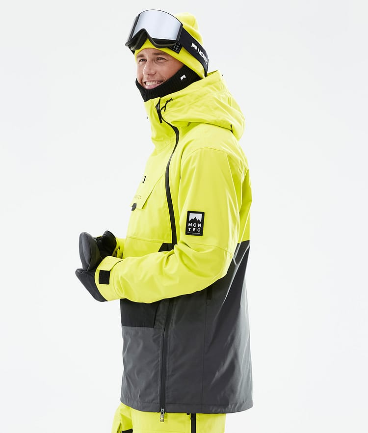 Montec Doom Snowboardjacke Herren Bright Yellow/Black/Phantom