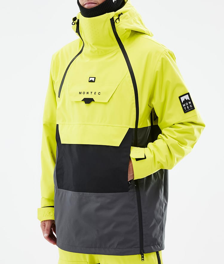 Montec Doom Skijacke Herren Bright Yellow/Black/Phantom