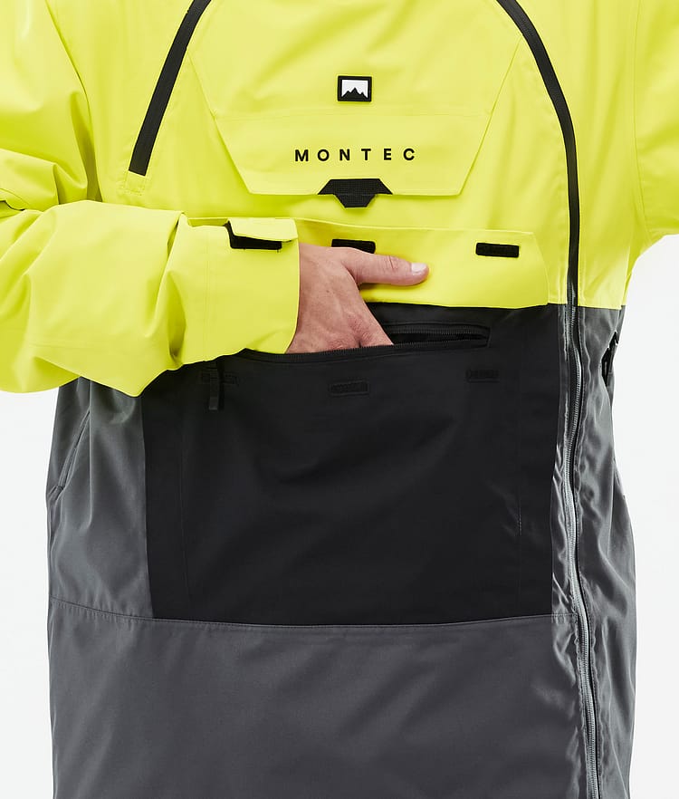 Montec Doom Skijacke Herren Bright Yellow/Black/Phantom