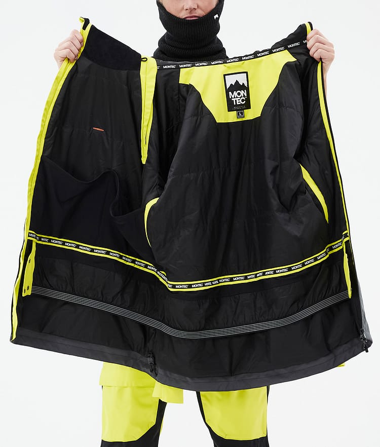 Montec Doom Snowboardjacke Herren Bright Yellow/Black/Phantom