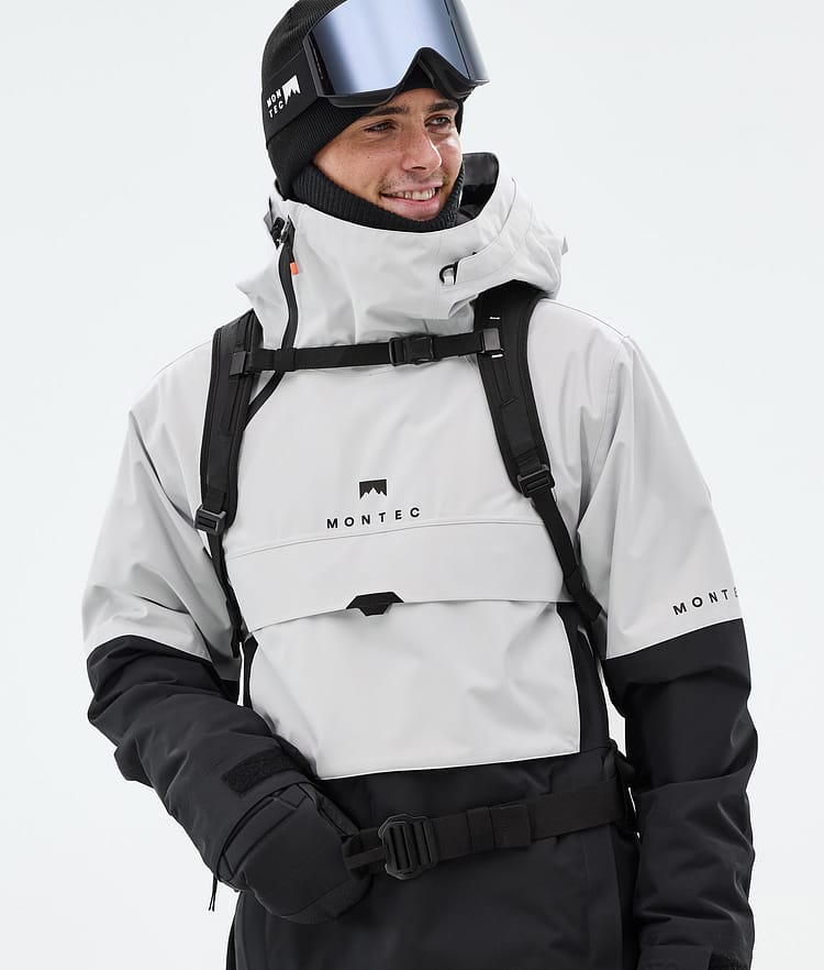Montec Dune Snowboardjacke Herren Light Grey/Black, Bild 2 von 9