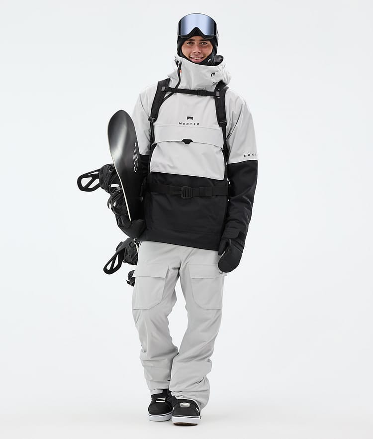 Montec Dune Snowboardjacke Herren Light Grey/Black, Bild 3 von 9