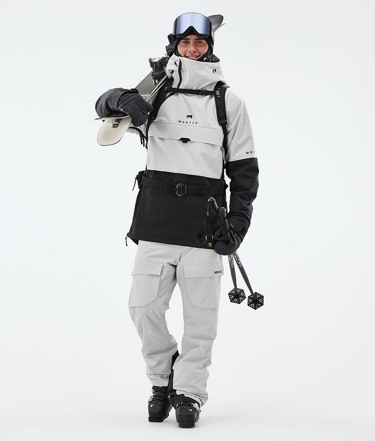 Montec Dune Skijacke Herren Light Grey/Black, Bild 3 von 9