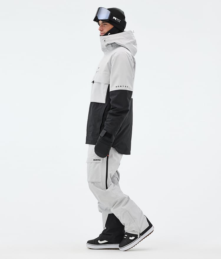 Montec Dune Snowboardjacke Herren Light Grey/Black, Bild 4 von 9