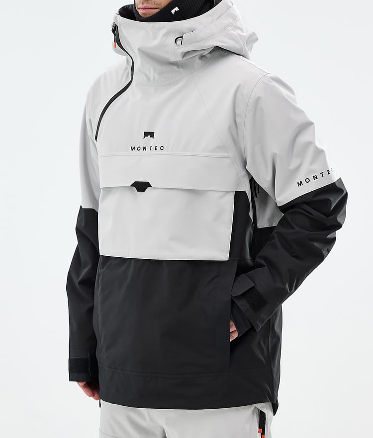 Montec Dune Snowboardjacke Herren Light Grey/Black, Bild 8 von 9