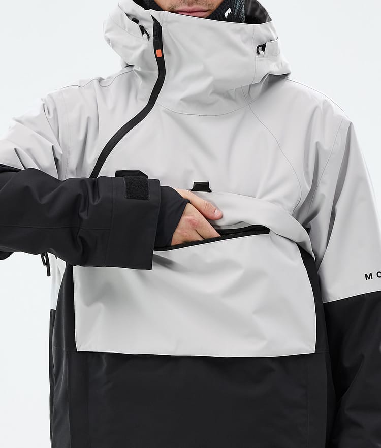 Montec Dune Snowboardjacke Herren Light Grey/Black, Bild 9 von 9