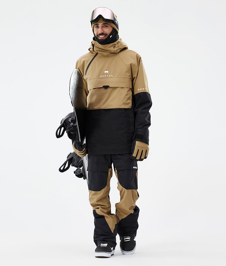 Montec Dune Snowboardjacke Herren Gold/Black, Bild 3 von 9