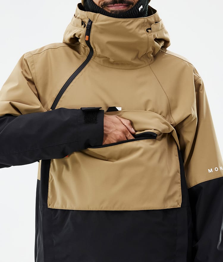 Montec Dune Snowboardjacke Herren Gold/Black, Bild 9 von 9