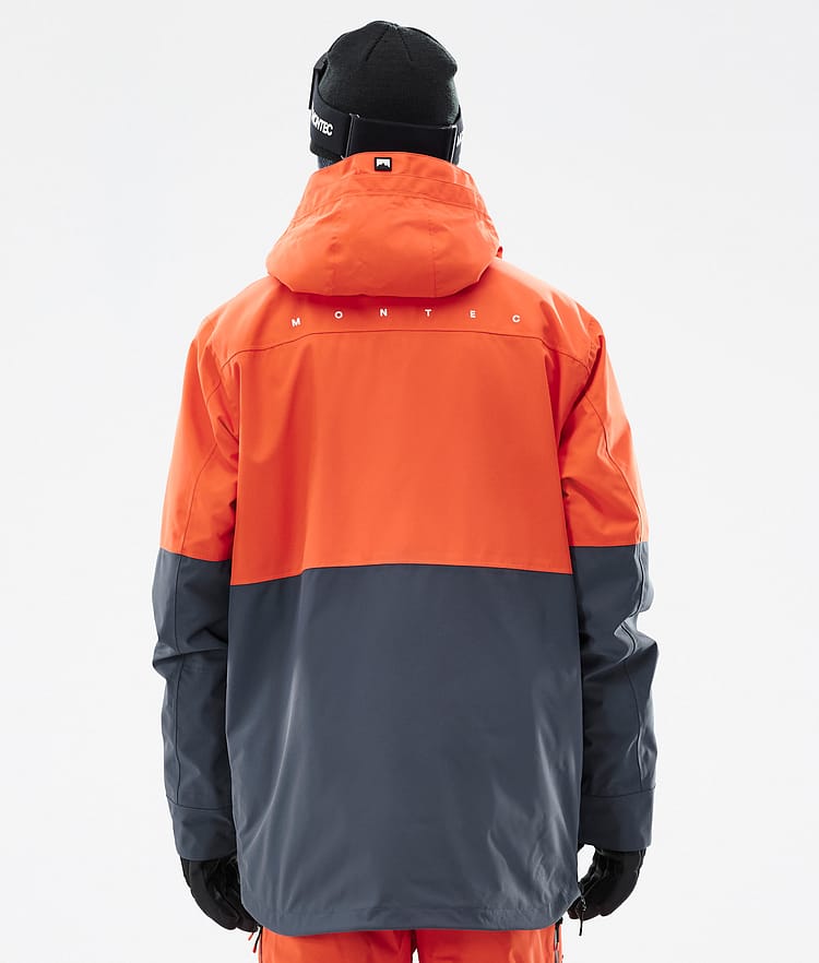 Montec Dune Skijacke Herren Orange/Black/Metal Blue