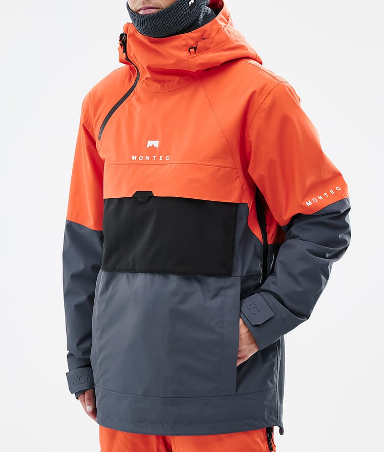 Montec Dune Snowboardjacke Herren Orange/Black/Metal Blue