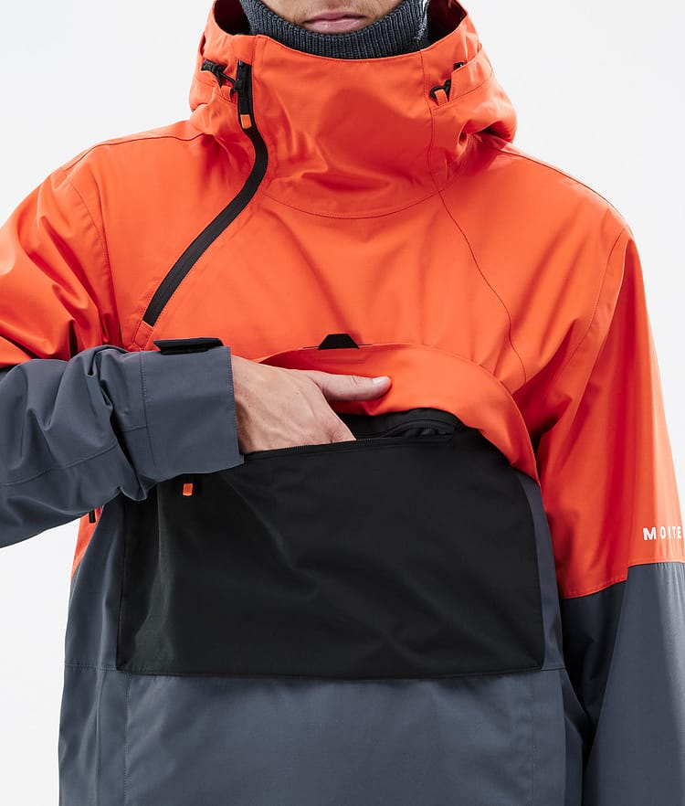 Montec Dune Skijacke Herren Orange/Black/Metal Blue