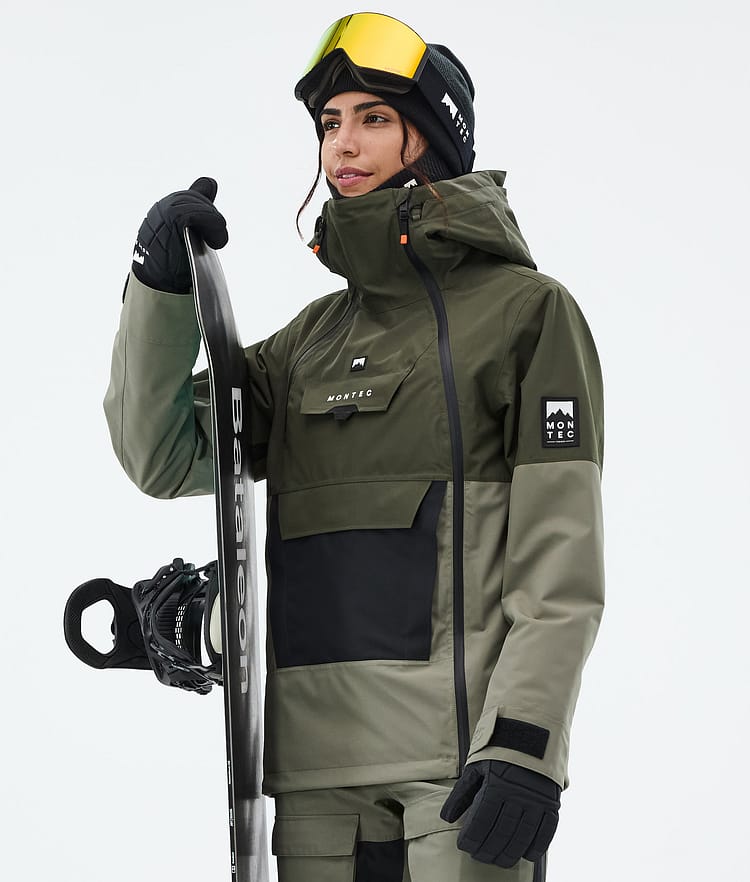 Montec Doom W Snowboardjacke Damen Olive Green/Black/Greenish Renewed, Bild 1 von 11