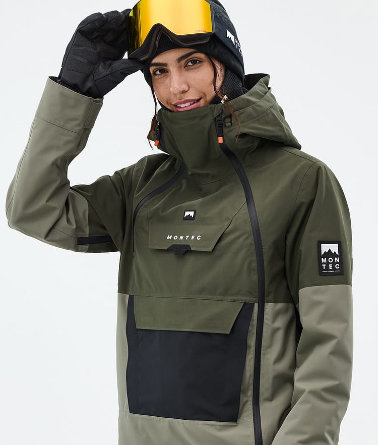 Montec Doom W Snowboardjacke Damen Olive Green/Black/Greenish Renewed, Bild 2 von 11