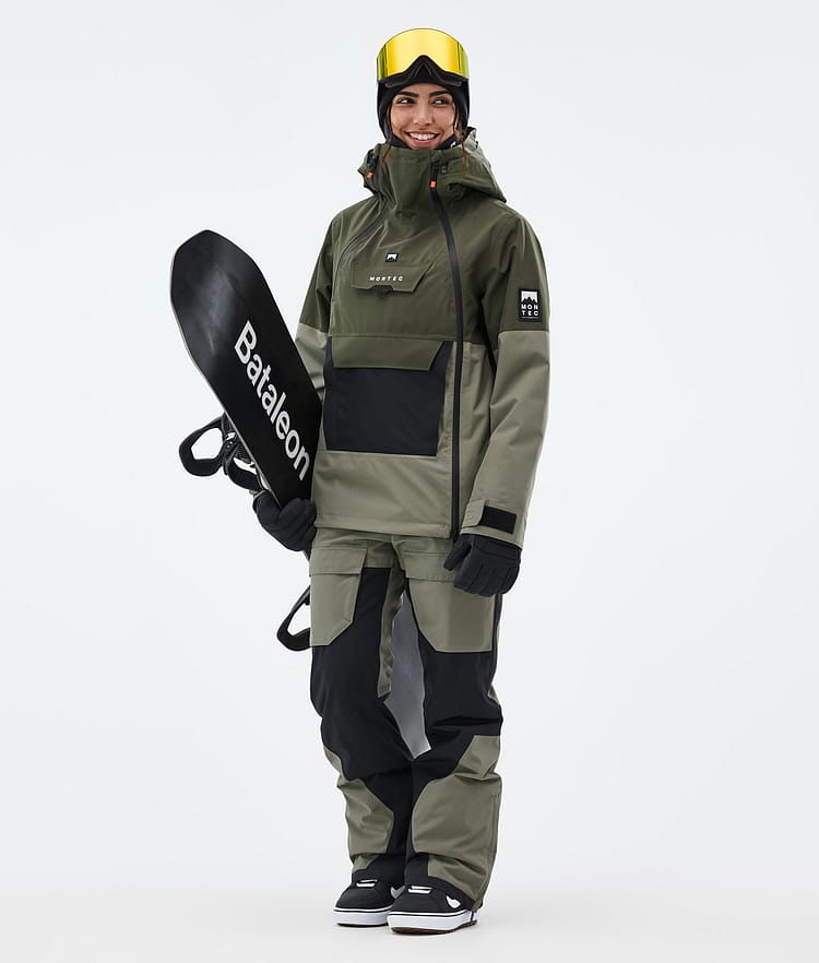 Montec Doom W Snowboardjacke Damen Olive Green/Black/Greenish Renewed, Bild 3 von 11