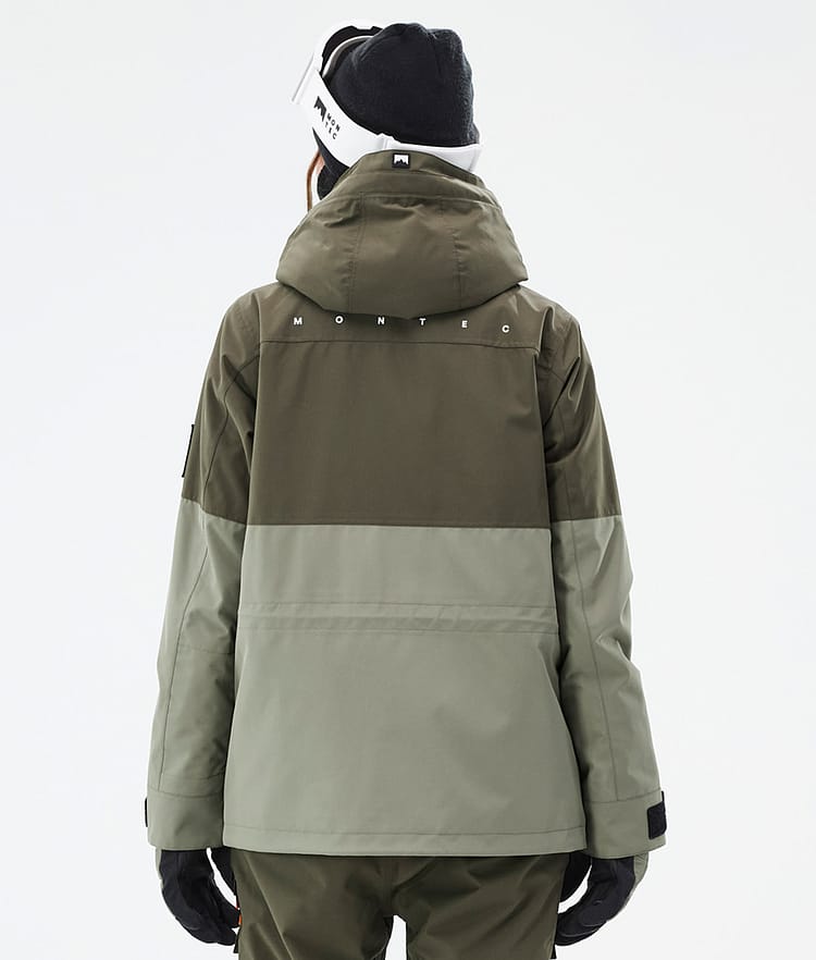 Montec Doom W Skijacke Damen Olive Green/Black/Greenish