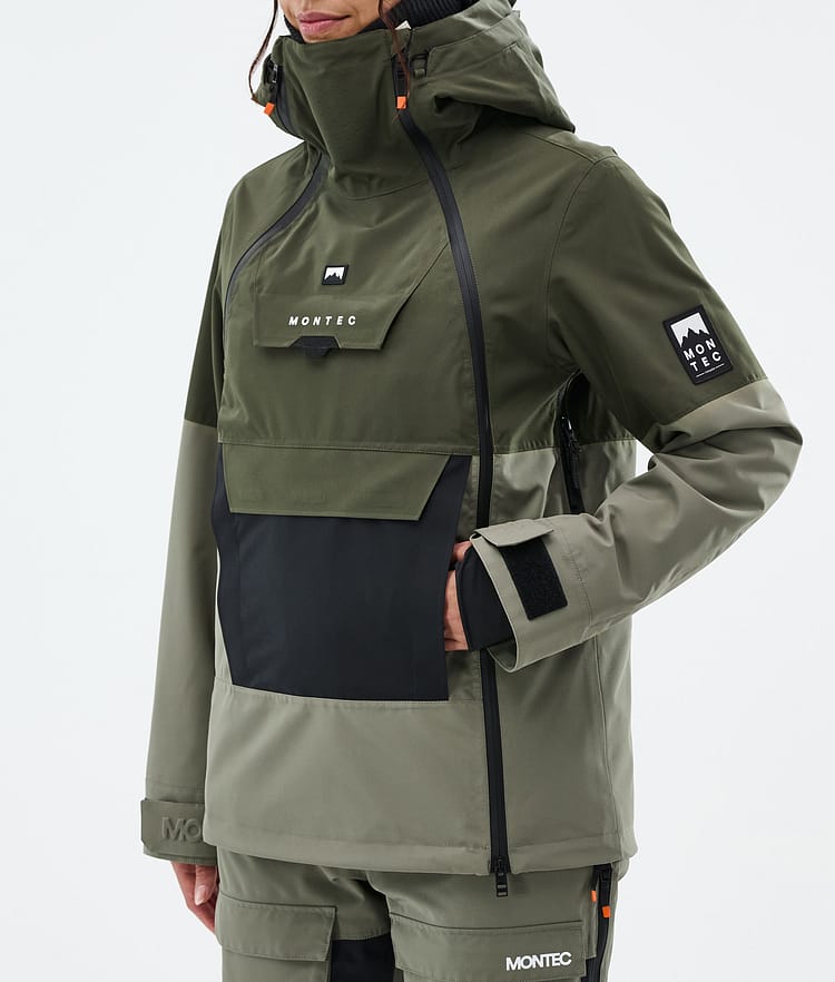 Montec Doom W Snowboardjacke Damen Olive Green/Black/Greenish Renewed, Bild 8 von 11