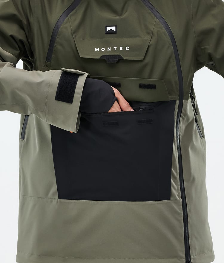Montec Doom W Snowboardjacke Damen Olive Green/Black/Greenish Renewed, Bild 9 von 11