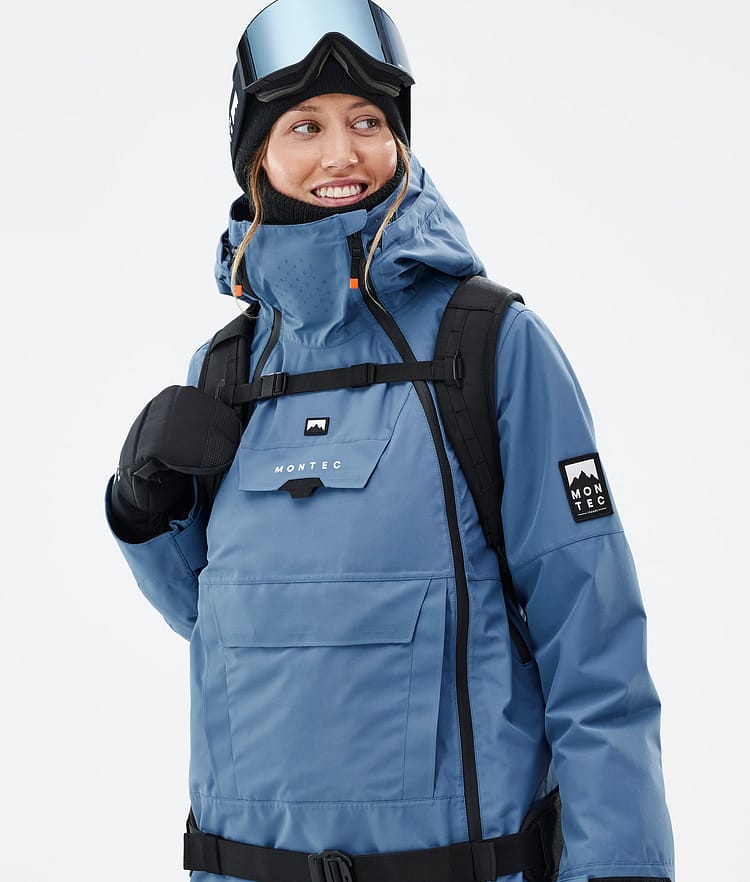 Montec Doom W Skijacke Damen Blue Steel