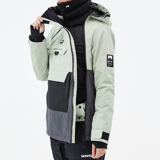 Asymmetrischer Frontreißverschluss mit innenliegender Schutzleiste Hauptdetailproduktbild,