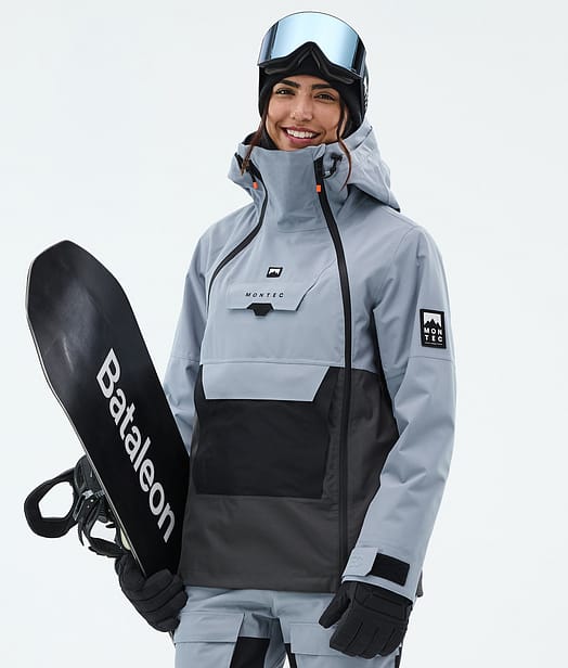Montec Doom W Snowboardjacke Damen Soft Blue/Black/Phantom