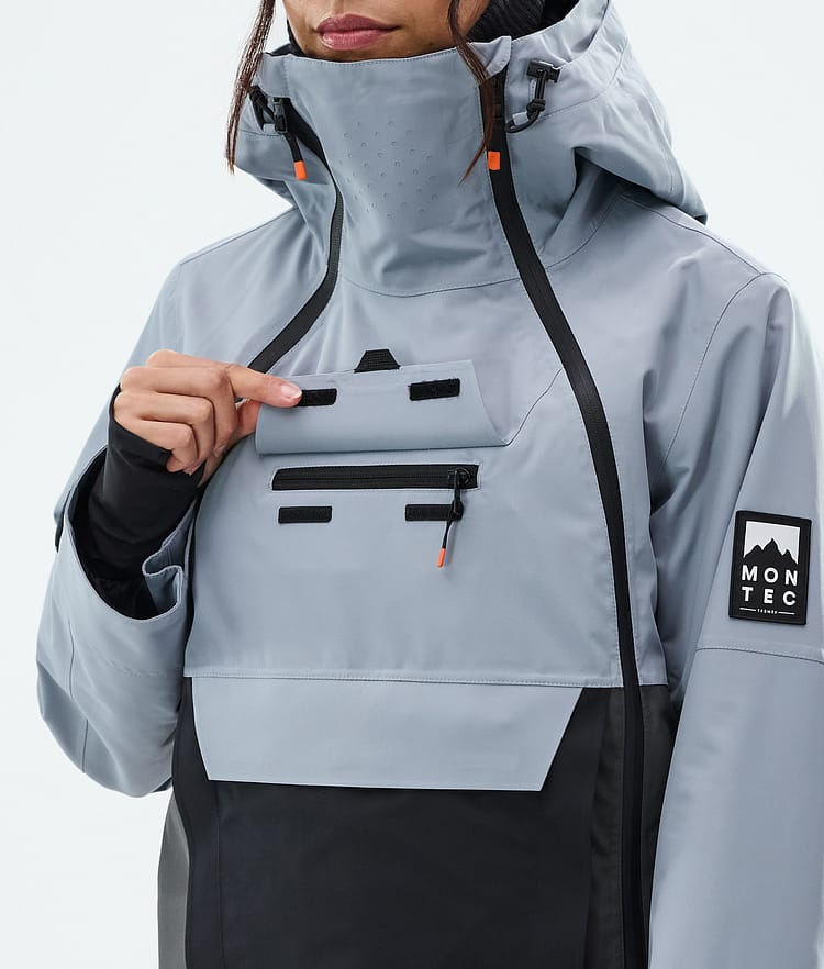 Montec Doom W Skijacke Damen Soft Blue/Black/Phantom, Bild 10 von 11