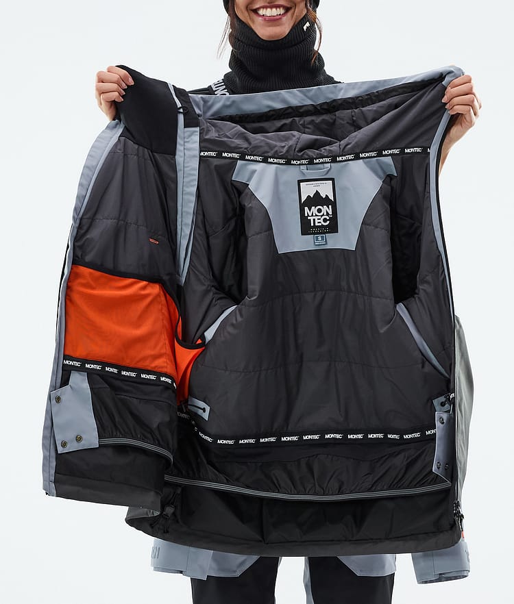 Montec Doom W Skijacke Damen Soft Blue/Black/Phantom, Bild 11 von 11