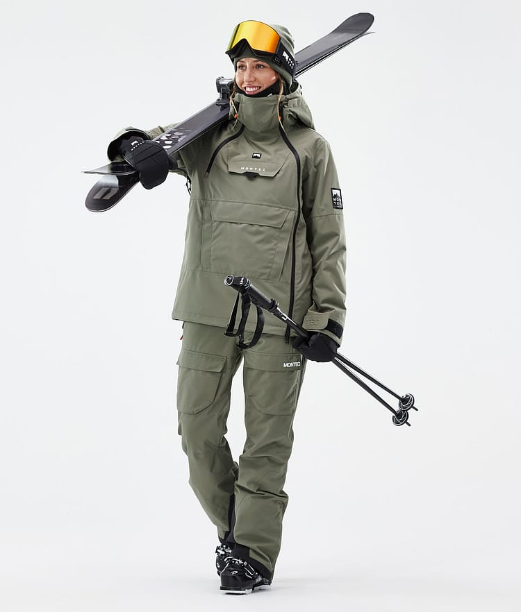 Montec Doom W Skijacke Damen Greenish