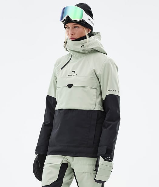 Montec Dune W Skijacke Damen Soft Green/Black