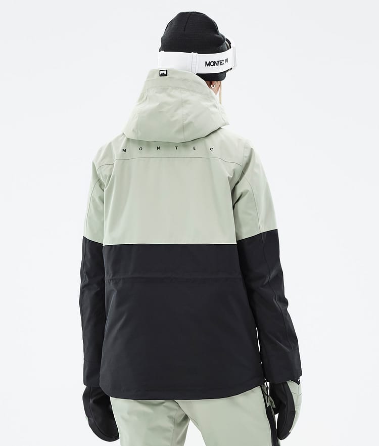 Montec Dune W Skijacke Damen Soft Green/Black