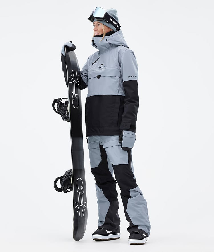 Montec Dune W Snowboardjacke Damen Soft Blue/Black Renewed, Bild 3 von 9