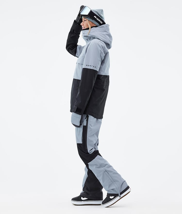 Montec Dune W Snowboardjacke Damen Soft Blue/Black Renewed, Bild 4 von 9