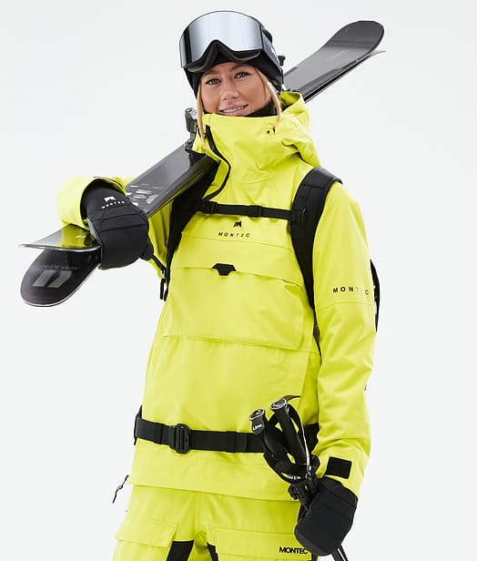 Montec Dune W Skijacke Damen Bright Yellow