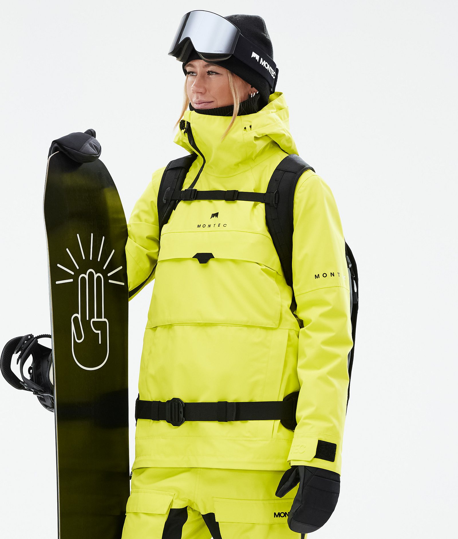 Montec Dune W Snowboardjacke Damen Bright Yellow Renewed, Bild 1 von 9