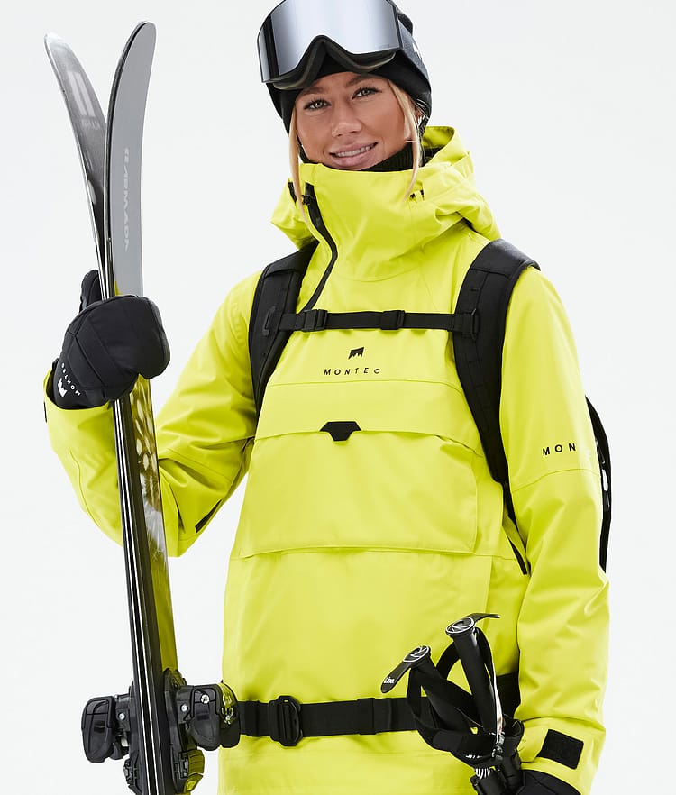 Montec Dune W Skijacke Damen Bright Yellow