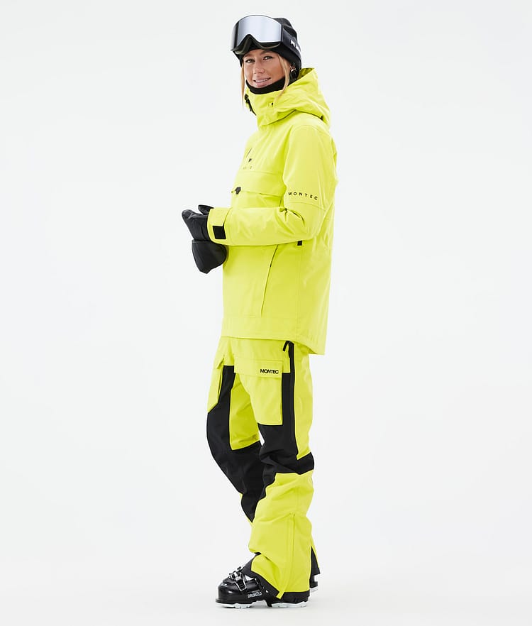 Montec Dune W Skijacke Damen Bright Yellow