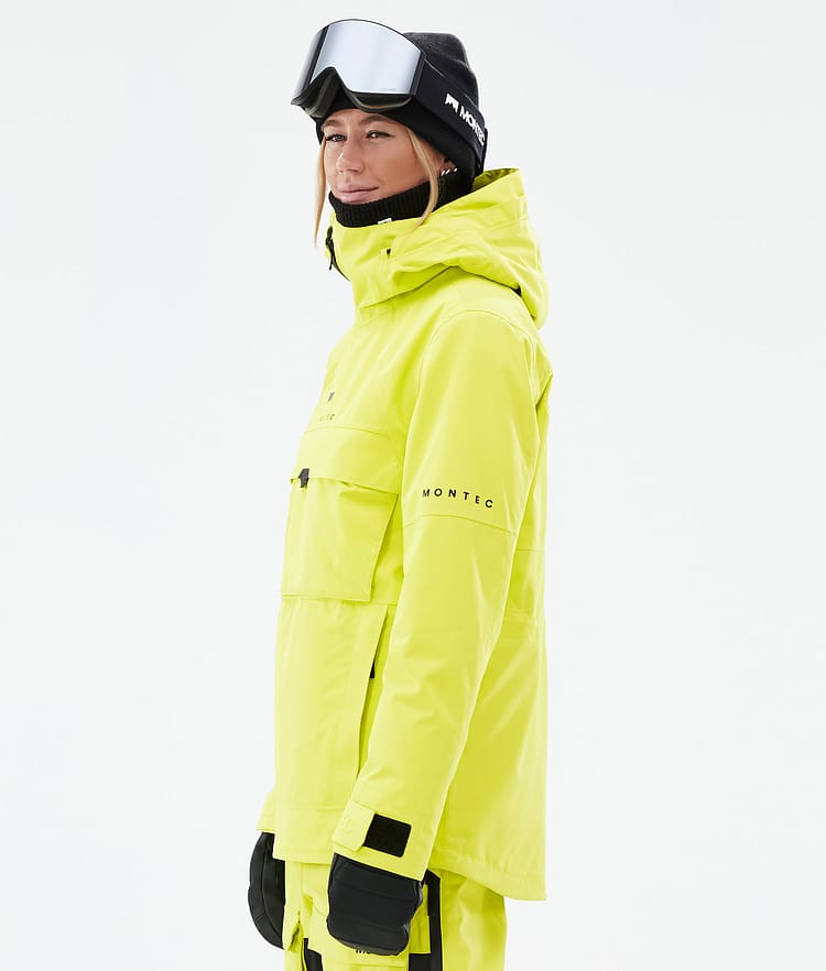 Montec Dune W Skijacke Damen Bright Yellow