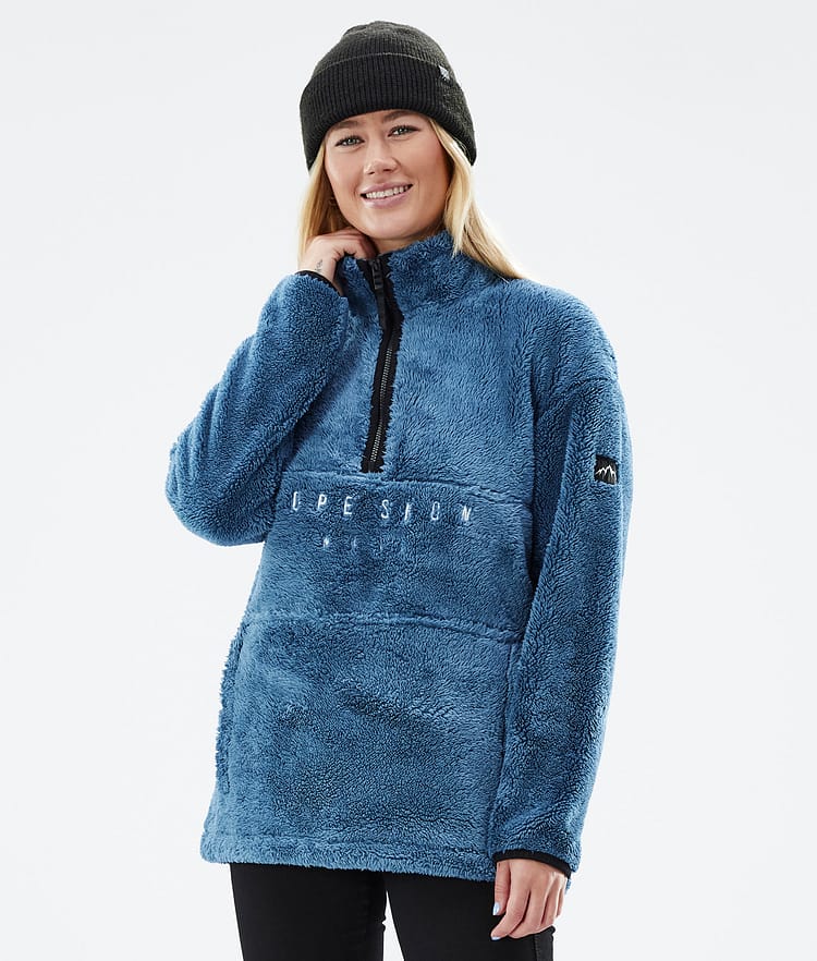 Dope Pile W 2022 Fleecepullover Damen Blue Steel, Bild 1 von 8