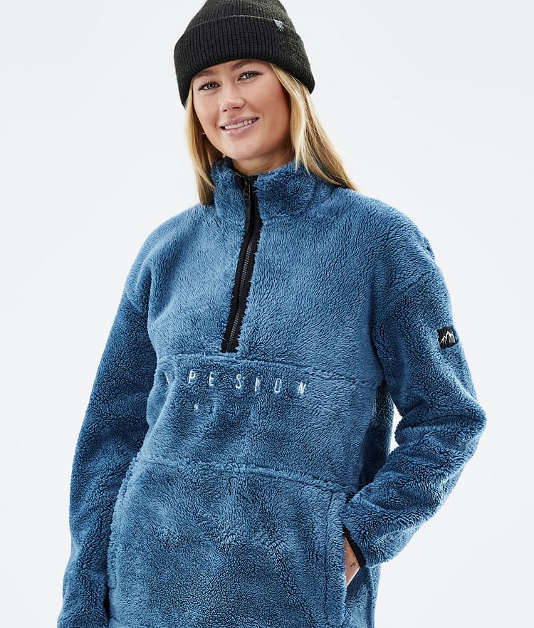 Dope Pile W 2022 Fleecepullover Damen Blue Steel, Bild 2 von 8