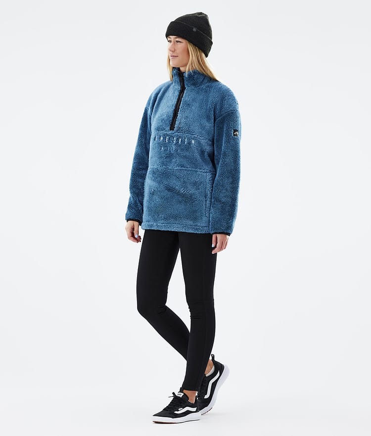 Dope Pile W 22 Fleecepullover Damen Blue Steel, Bild 3 von 8