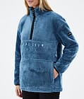Dope Pile W 2022 Fleecepullover Damen Blue Steel, Bild 7 von 8