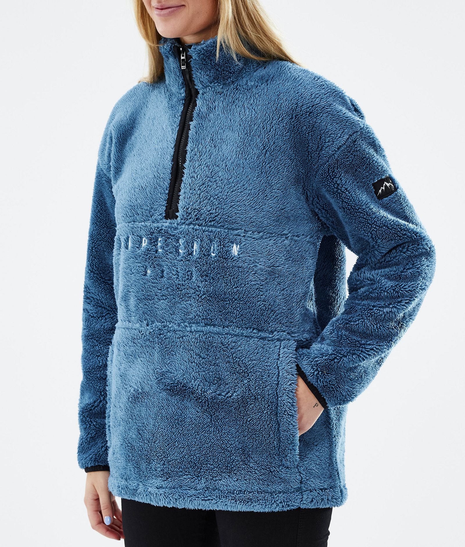 Dope Pile W 2022 Fleecepullover Damen Blue Steel, Bild 7 von 8