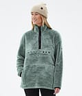 Dope Pile W 2022 Fleecepullover Damen Faded Green, Bild 1 von 8