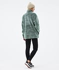 Dope Pile W 2022 Fleecepullover Damen Faded Green, Bild 4 von 8