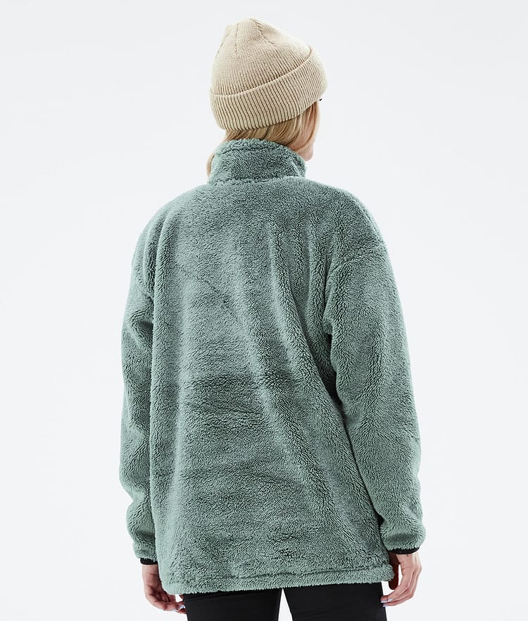 Dope Pile W 22 Fleecepullover Damen Faded Green, Bild 6 von 8